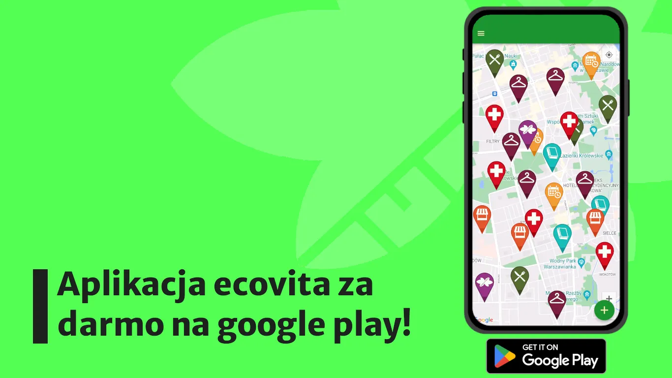 ecovita.app banner: free on Google Play